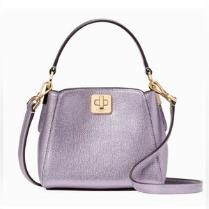 New Kate Spade Phoebe Metallic Mini Top Handle Crossbody
